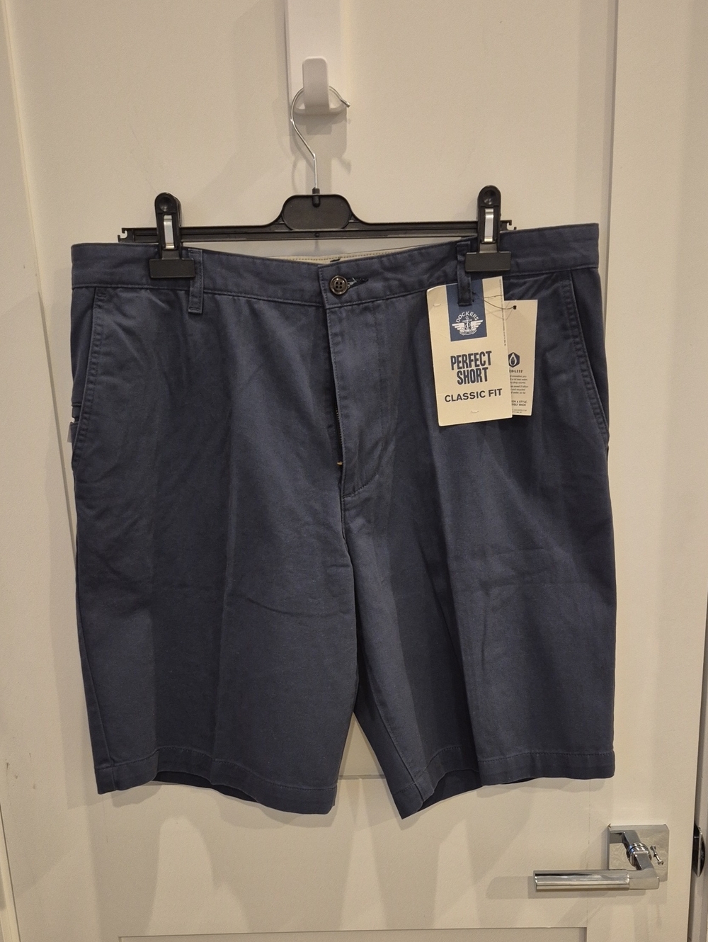 Dockers Perfect Classic Shorts - Navy Blue -- 36